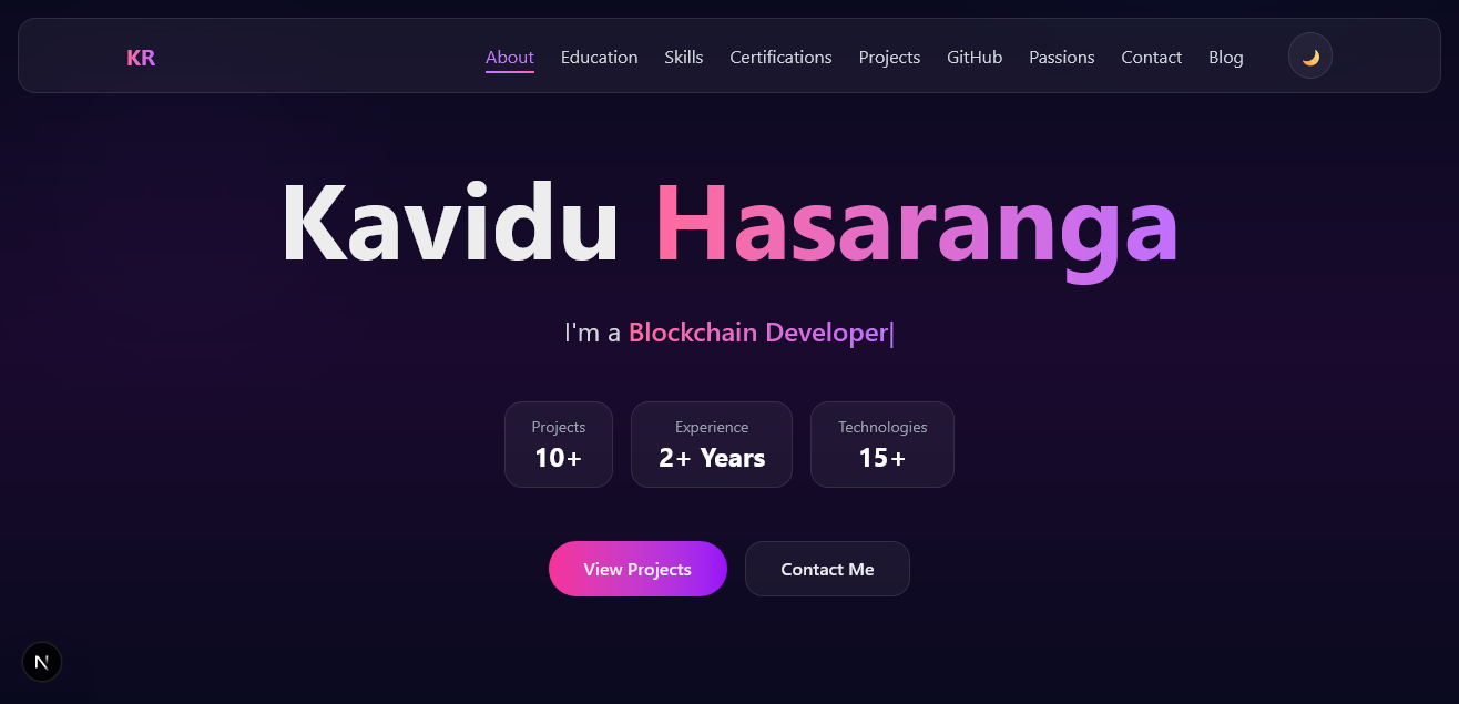 Personal Portfolio